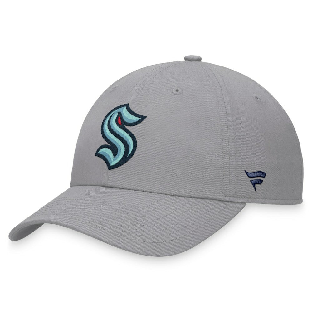 Seattle Kraken Fanatics Extra Time Adjustable Hat - Gray | US 200542875