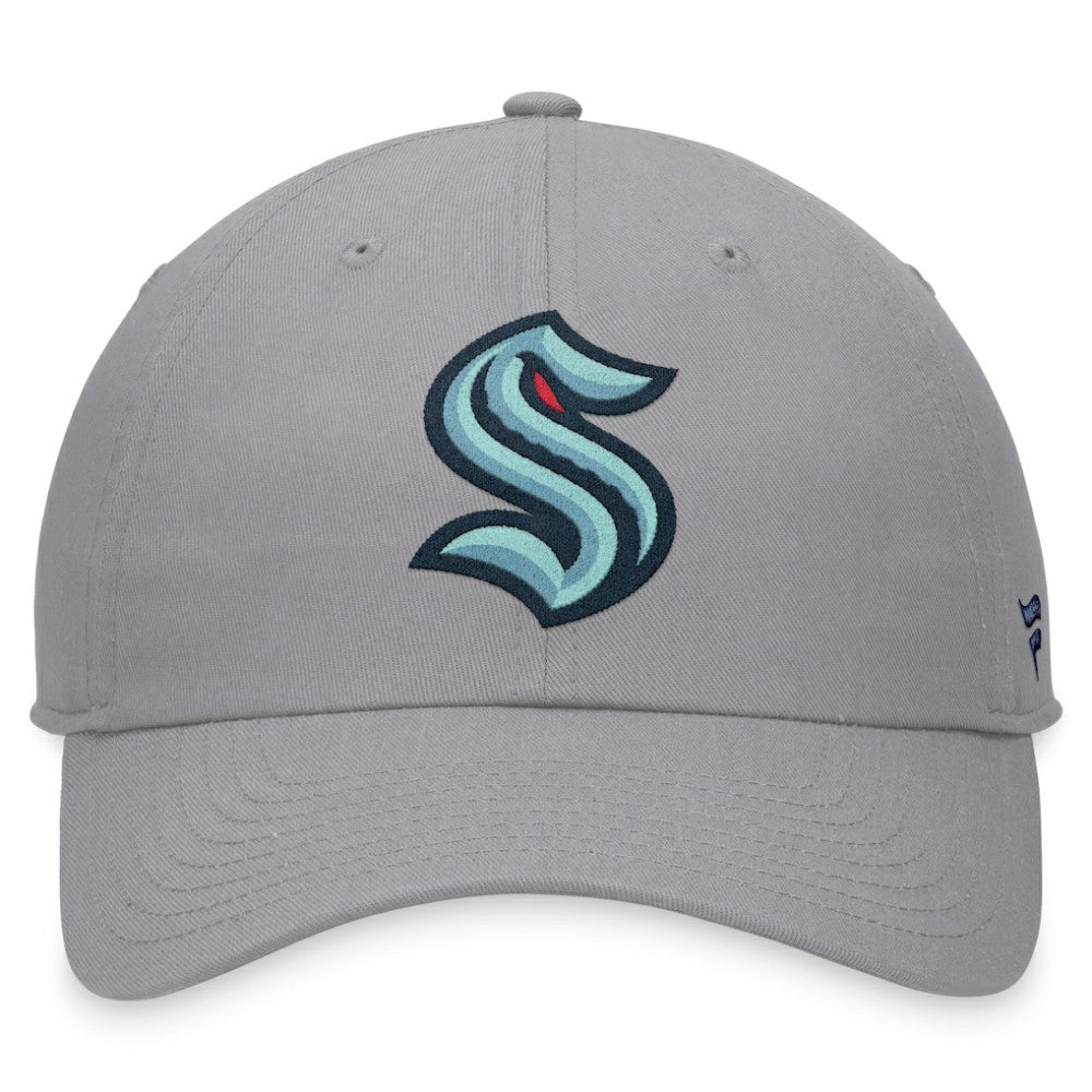 Seattle Kraken Fanatics Extra Time Adjustable Hat - Gray | US 200542875