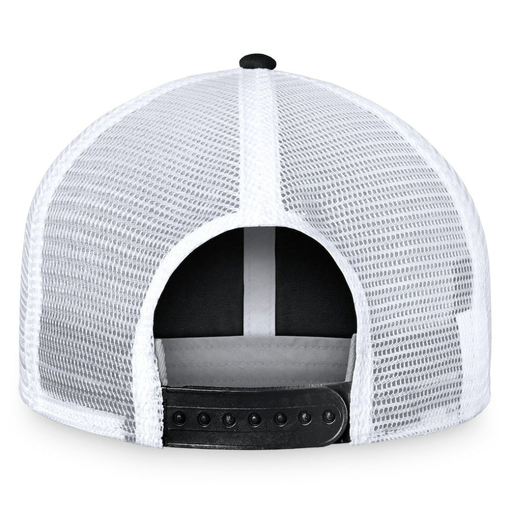 Vegas Golden Knights Fanatics Free Kick Trucker Adjustable Hat - Black/White | US 200542913