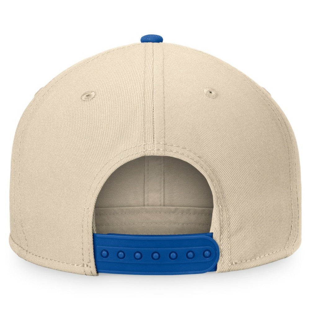 New York Islanders Fanatics Goalaso Snapback Hat - Cream/Royal | US 200542916