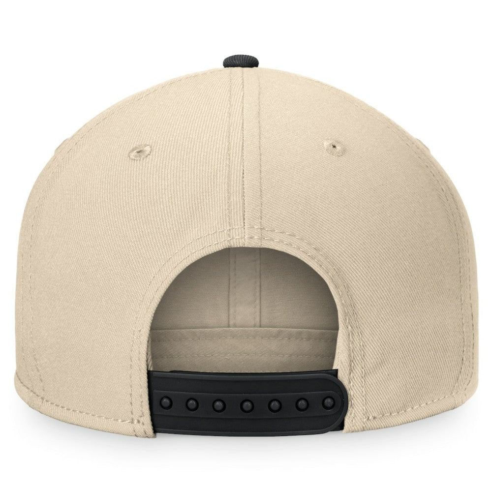 Vegas Golden Knights Fanatics Goalaso Snapback Hat - Cream/Black | US 200542925