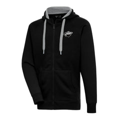 Minnesota Wild Antigua Metallic Logo Victory Full-Zip Hoodie - Black | US 200544468