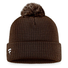 Cleveland Browns Women's Cuffed Knit Hat with Pom - Brown Hats
