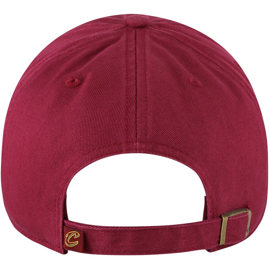 Cleveland Cavaliers '47 Core Wordmark Clean Up Adjustable Hat Wine - 47 brand