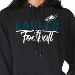 Philadelphia Eagles G-III 4Her by Carl Banks Women's Graphic Fleece Pullover Hoodie - Black Hoodies