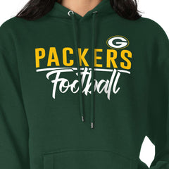 Green Bay Packers G-III 4Her by Carl Banks Women's Graphic Fleece Pullover Hoodie - Green Hoodies