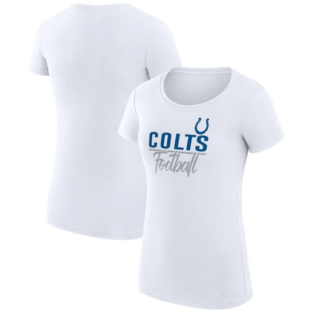 Indianapolis Colts G-III 4Her by Carl Banks Women's Team Graphic Fitted T-Shirt - White T-shirts