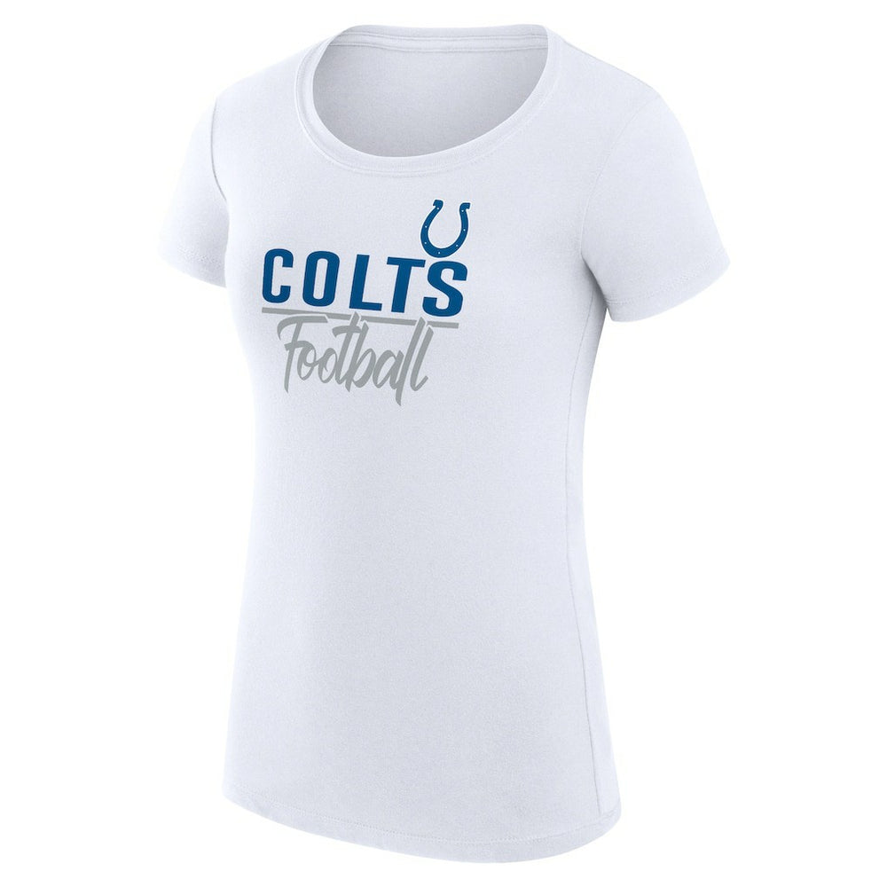 Indianapolis Colts G-III 4Her by Carl Banks Women's Team Graphic Fitted T-Shirt - White T-shirts