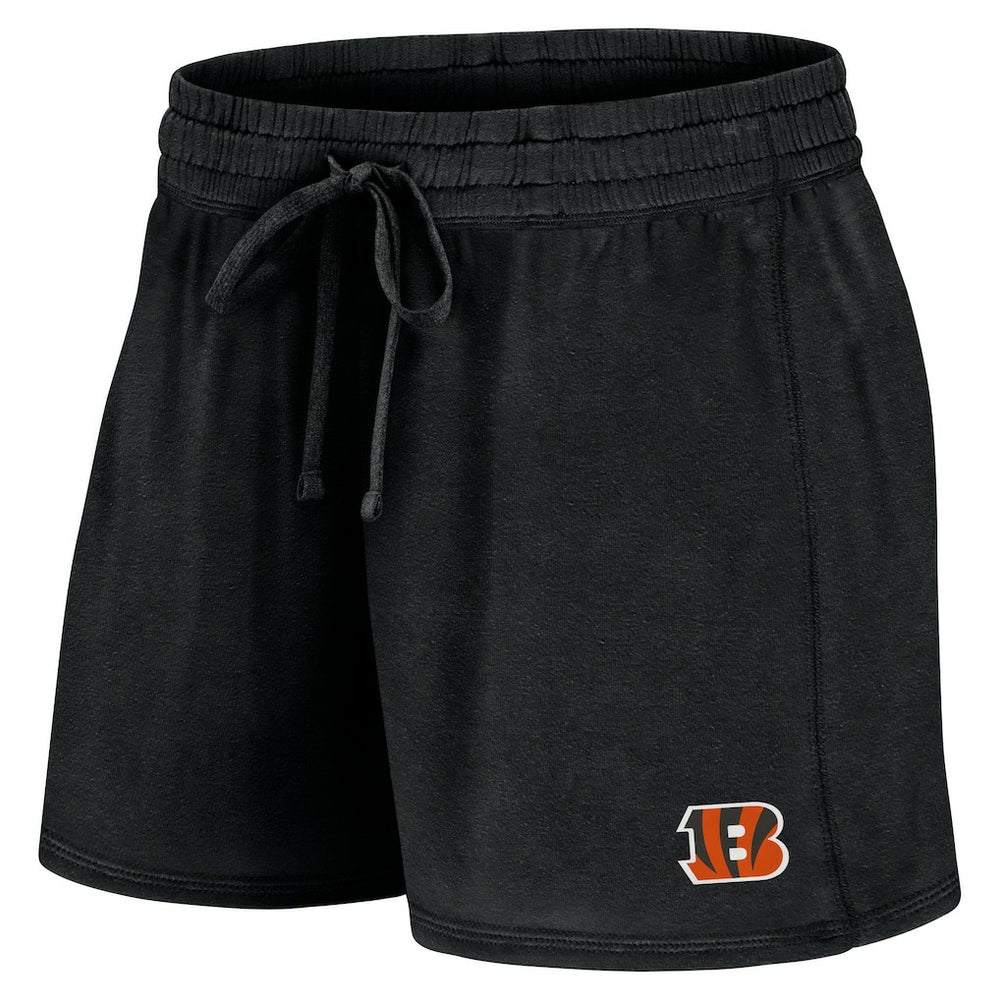 Cincinnati Bengals Women's Start to Finish T-Shirt & Shorts Combo Pack - Black T-shirts