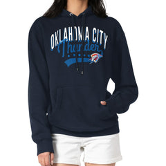 Oklahoma City Thunder G-III 4Her by Carl Banks Women's Filigree Logo Pullover Hoodie - Navy outlet