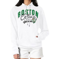 Boston Celtics G-III 4Her by Carl Banks Women's Filigree Logo Pullover Hoodie - White