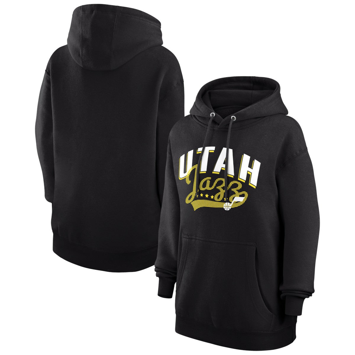 Utah Jazz G-III 4Her by Carl Banks Women's Filigree Logo Pullover Hoodie - Black