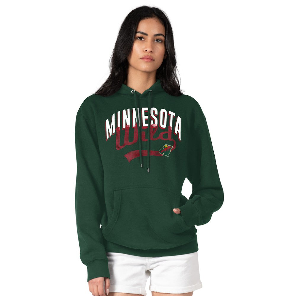 Minnesota Wild G-III 4Her by Carl Banks Women's Filigree Logo Pullover Hoodie – Green | US 200553607