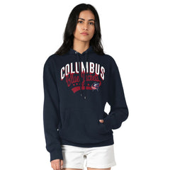 Columbus Blue Jackets G-III 4Her by Carl Banks Women's Filigree Logo Pullover Hoodie – Navy | US 200553653