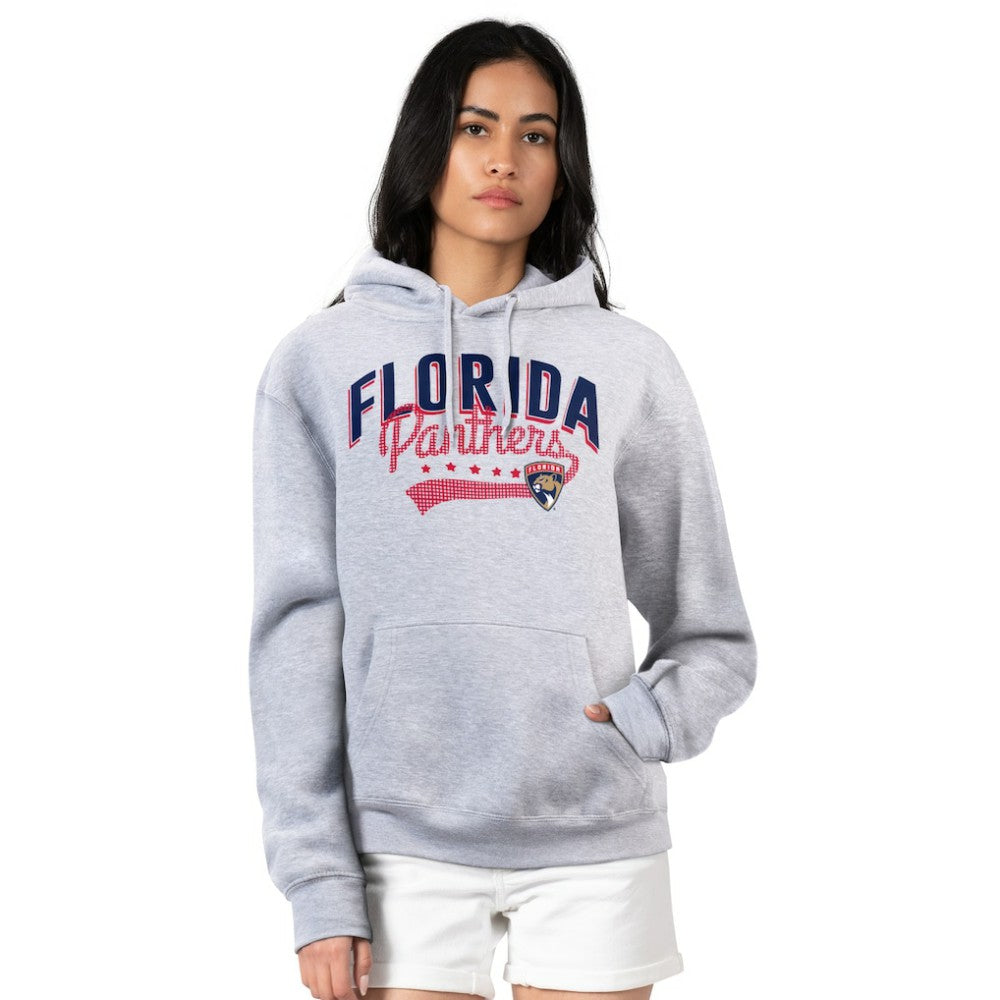 Florida Panthers G-III 4Her by Carl Banks Women's Filigree Logo Pullover Hoodie – Gray | US 200553684