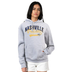 Nashville Predators G-III 4Her by Carl Banks Women's Filigree Logo Pullover Hoodie – Gray | US 200553688