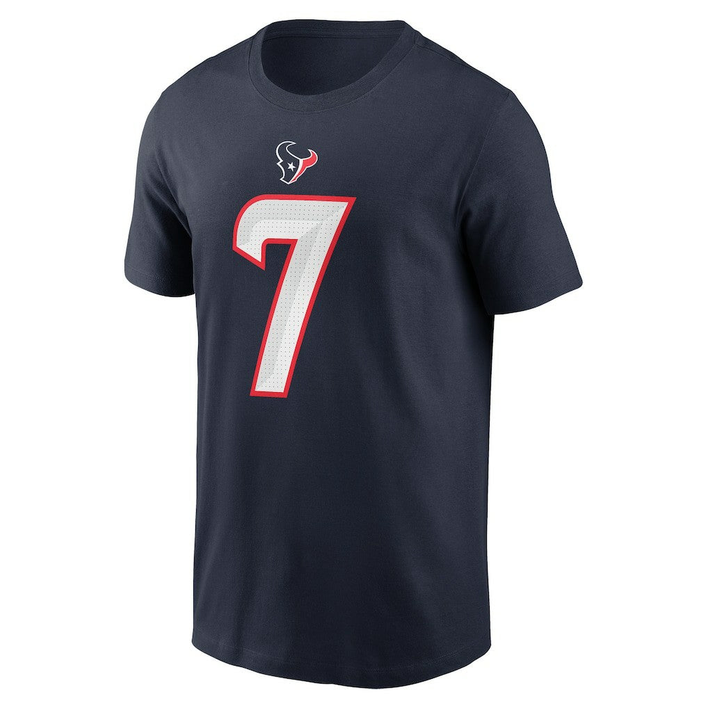 C.J. Stroud Houston Texans Youth Player Name & Number T-Shirt - Navy T-shirts