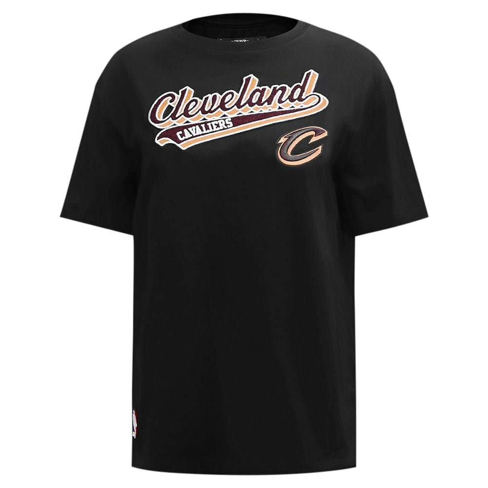Cleveland Cavaliers Pro Standard Women's Script Boyfriend T-Shirt Black