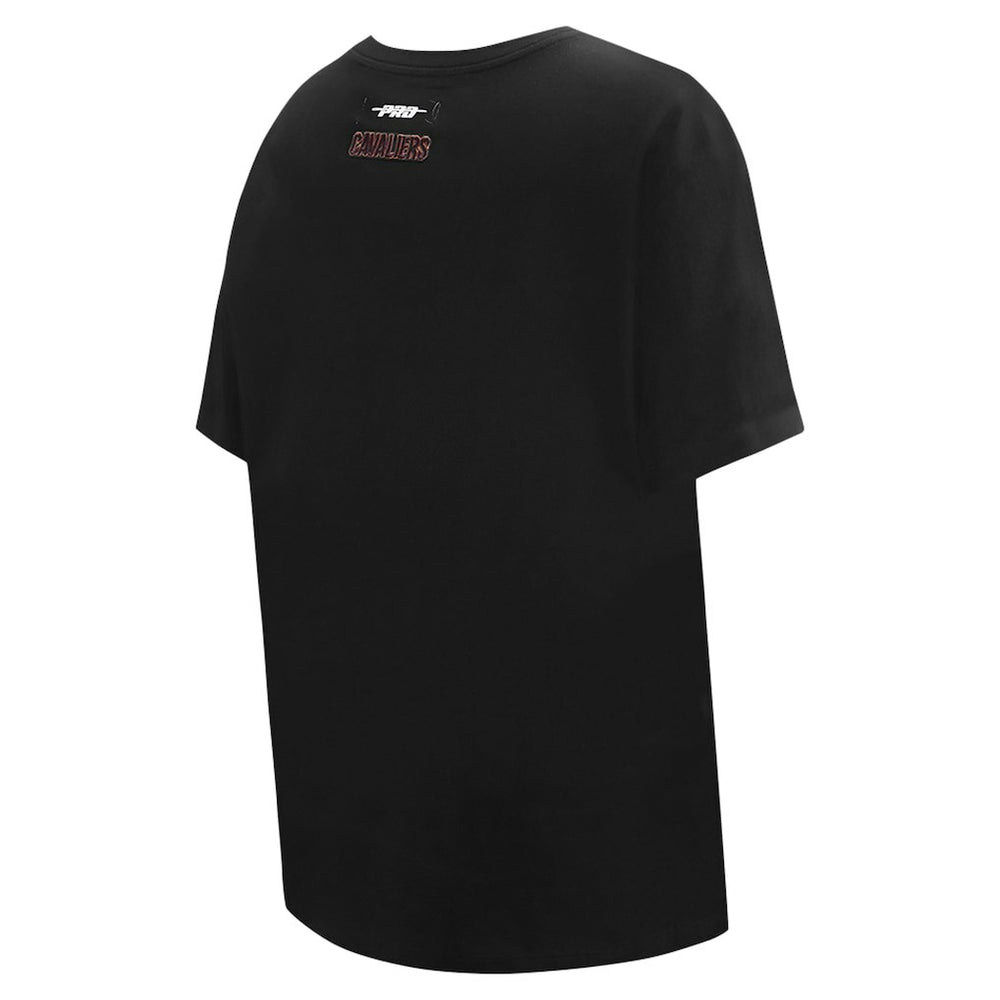 Cleveland Cavaliers Pro Standard Women's Script Boyfriend T-Shirt Black