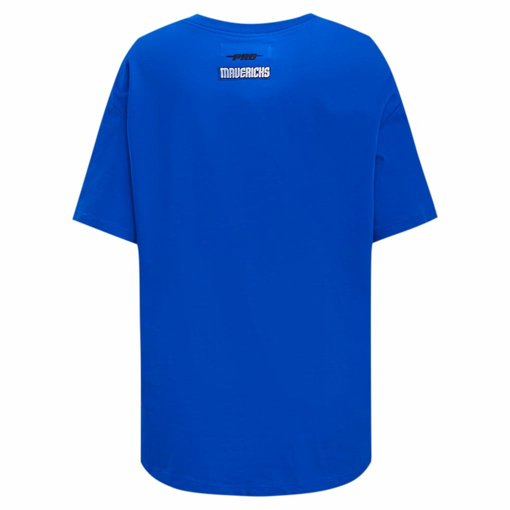 Dallas Mavericks Pro Standard Women's Script Boyfriend T-Shirt Royal outlet