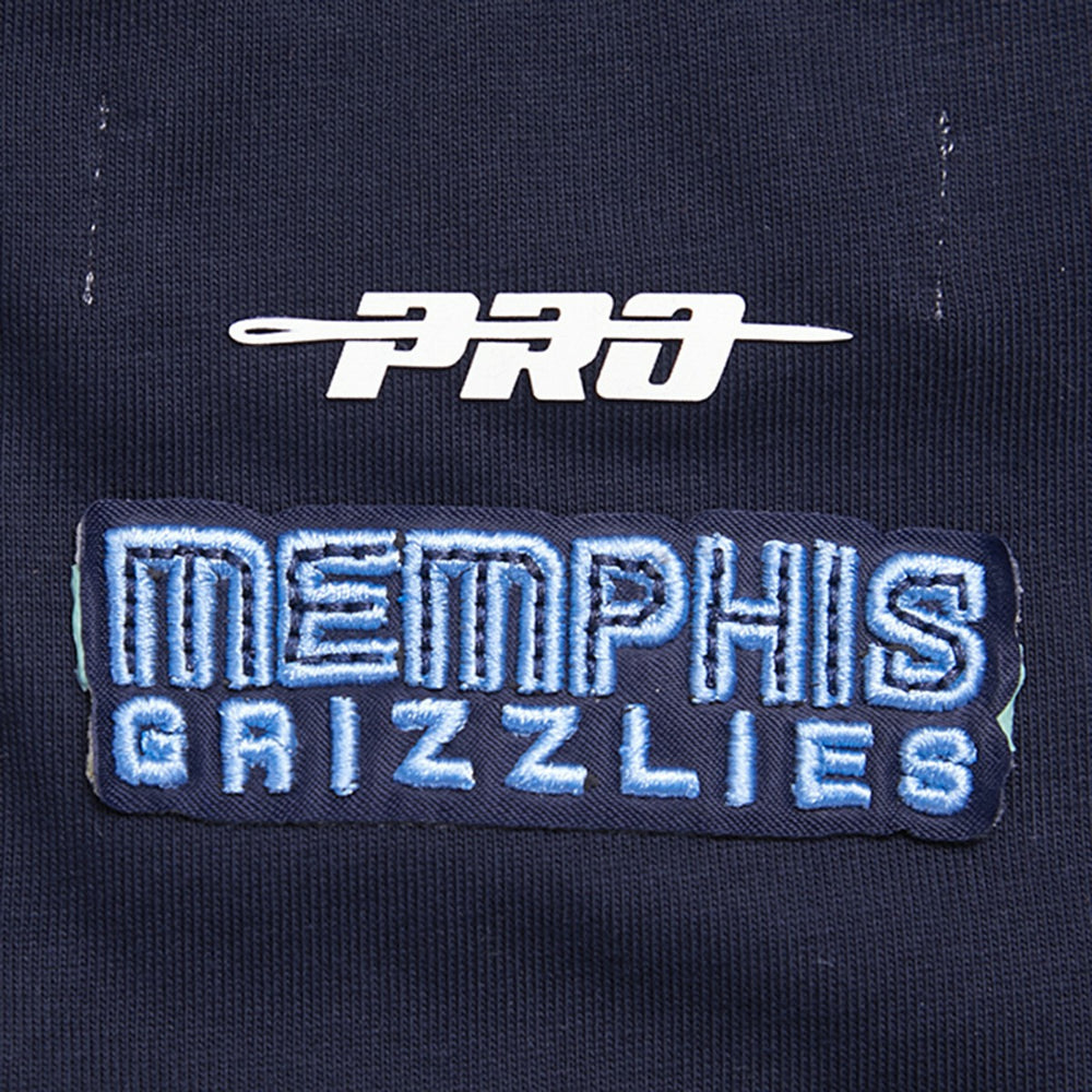 Memphis Grizzlies Pro Standard Women's Script Boyfriend T-Shirt Navy