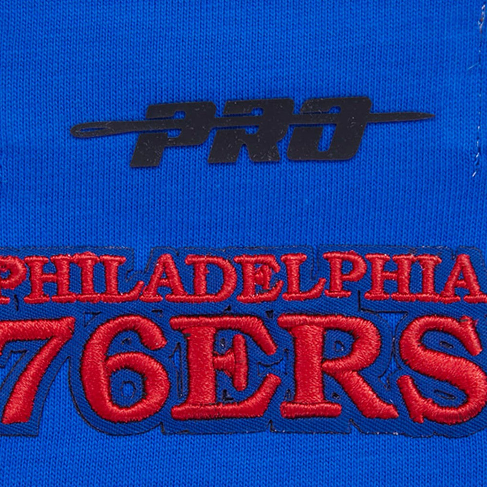 Philadelphia 76ers Pro Standard Women's Script Boyfriend T-Shirt Royal