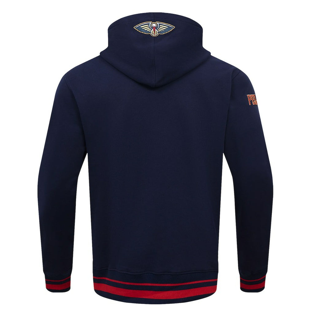 New Orleans Pelicans Pro Standard Script Tail Pullover Hoodie Navy outlet