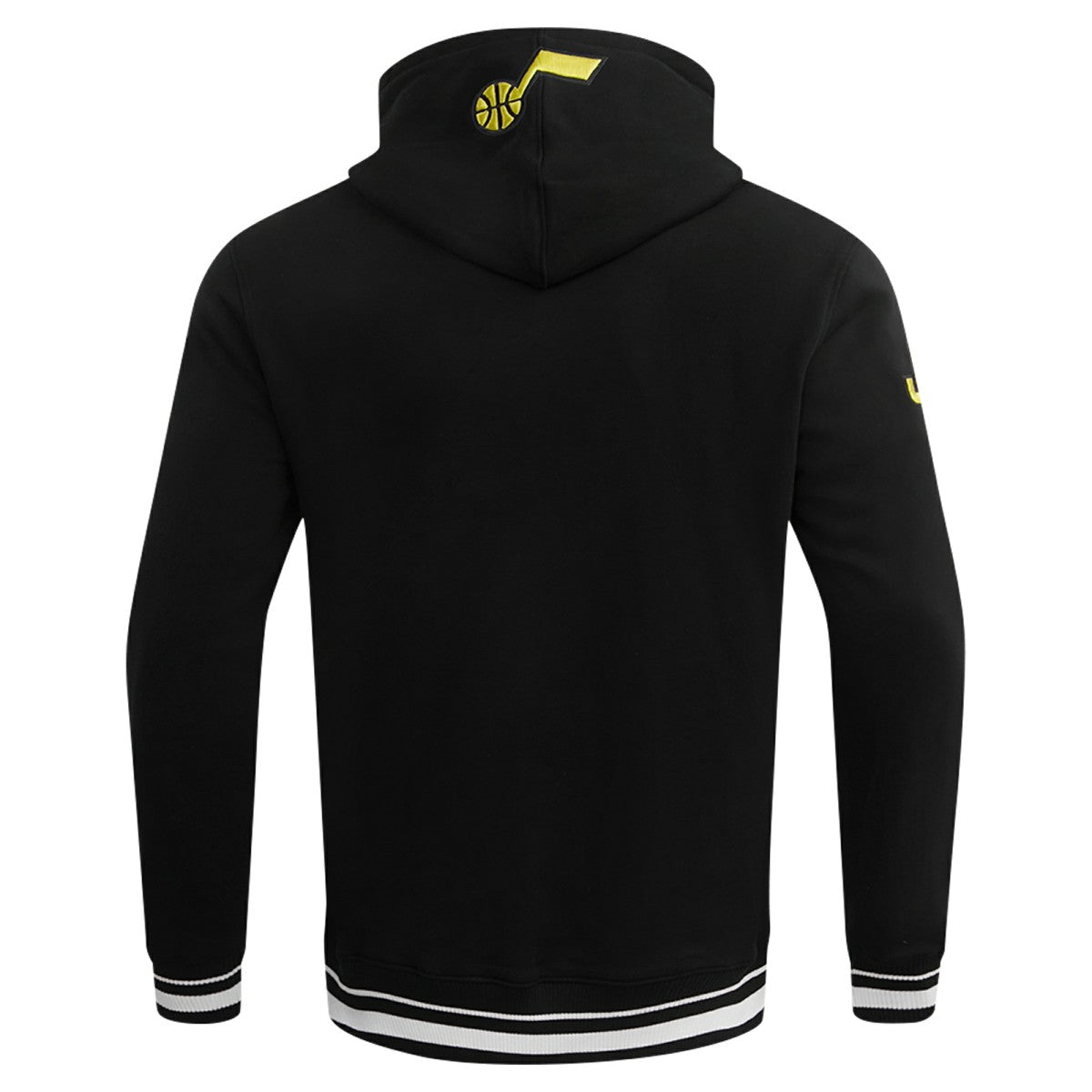 Utah Jazz Pro Standard Script Tail Pullover Hoodie Black