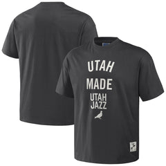 Utah Jazz NBA x Staple Heavyweight Oversized T-Shirt Anthracite outlet