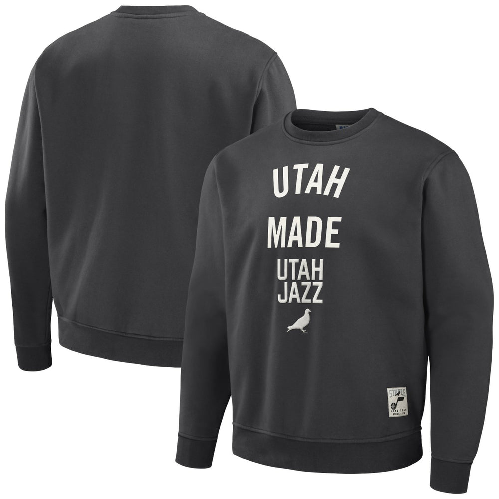 Utah Jazz NBA x Staple Plush Pullover Sweatshirt Anthracite