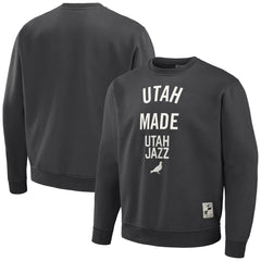 Utah Jazz NBA x Staple Plush Pullover Sweatshirt Anthracite