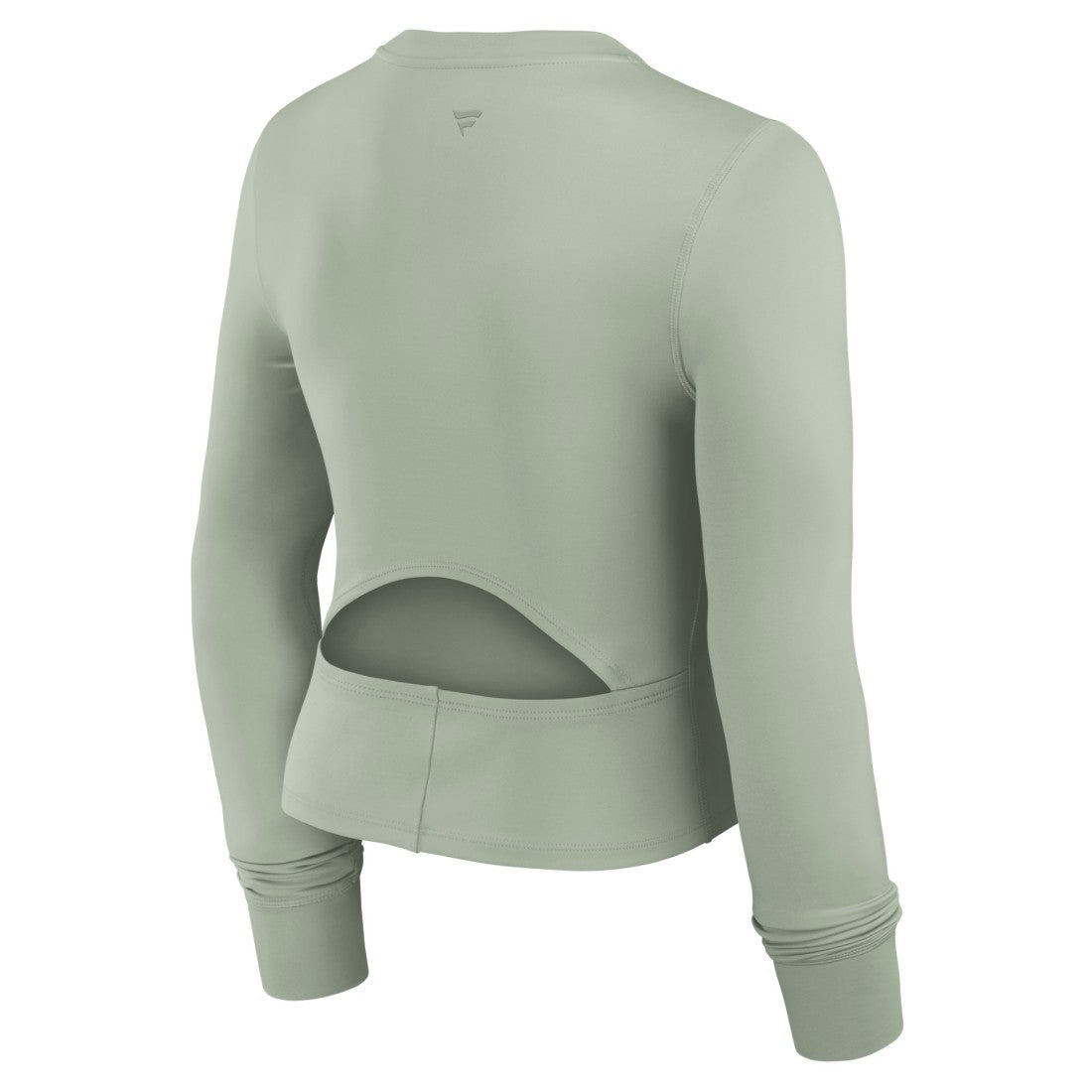 Green Bay Packers Women's Studio Fitted Long Sleeve Gym Top - Green Tops