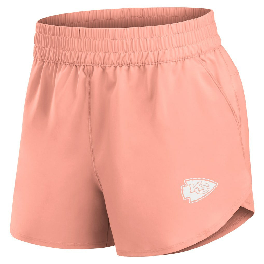 Kansas City Chiefs Women's Front Office Woven Shorts - Coral Shorts