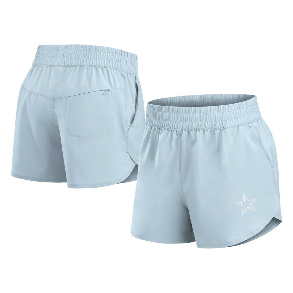 Dallas Cowboys Women's Front Office Woven Shorts - Gray Shorts