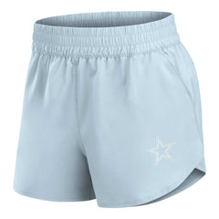 Dallas Cowboys Women's Front Office Woven Shorts - Gray Shorts