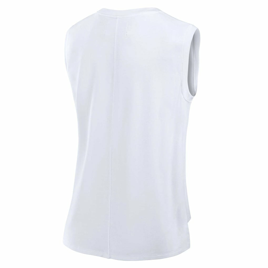 Dallas Cowboys Women's Studio Gym Tank Top - White Tops