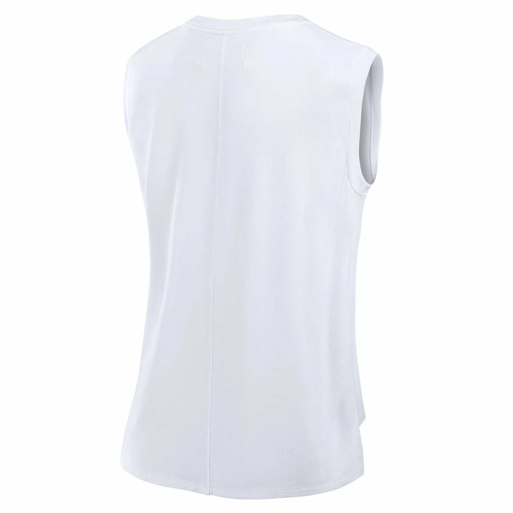 Dallas Cowboys Women's Studio Gym Tank Top - White Tops