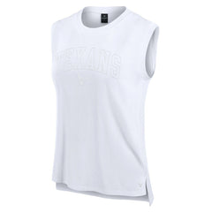 Houston Texans Women's Studio Gym Tank Top - White Tops