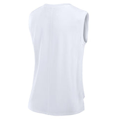 New York Giants Women's Studio Gym Tank Top - White Tops
