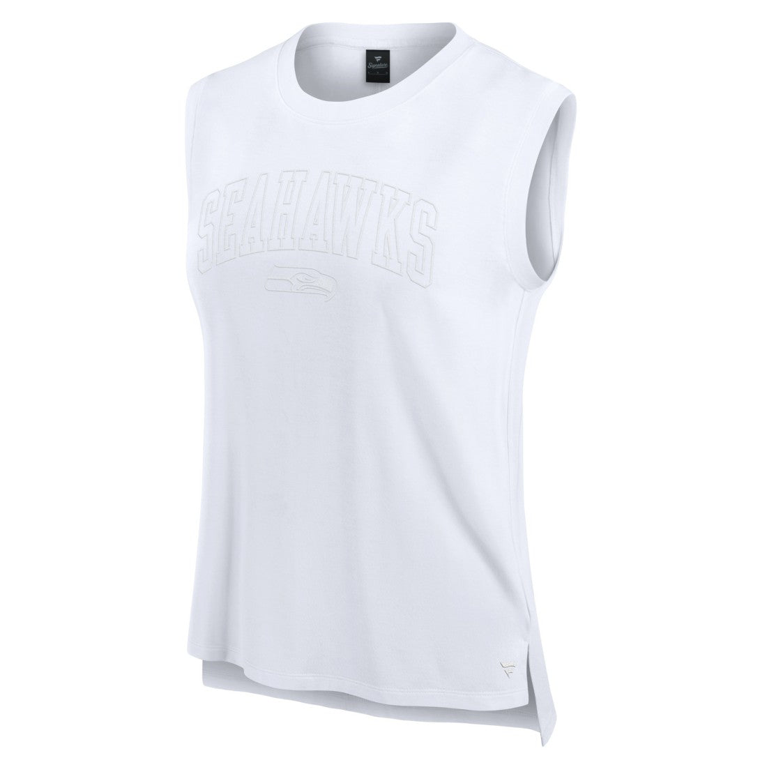 Seattle Seahawks Women's Studio Gym Tank Top - White Tops