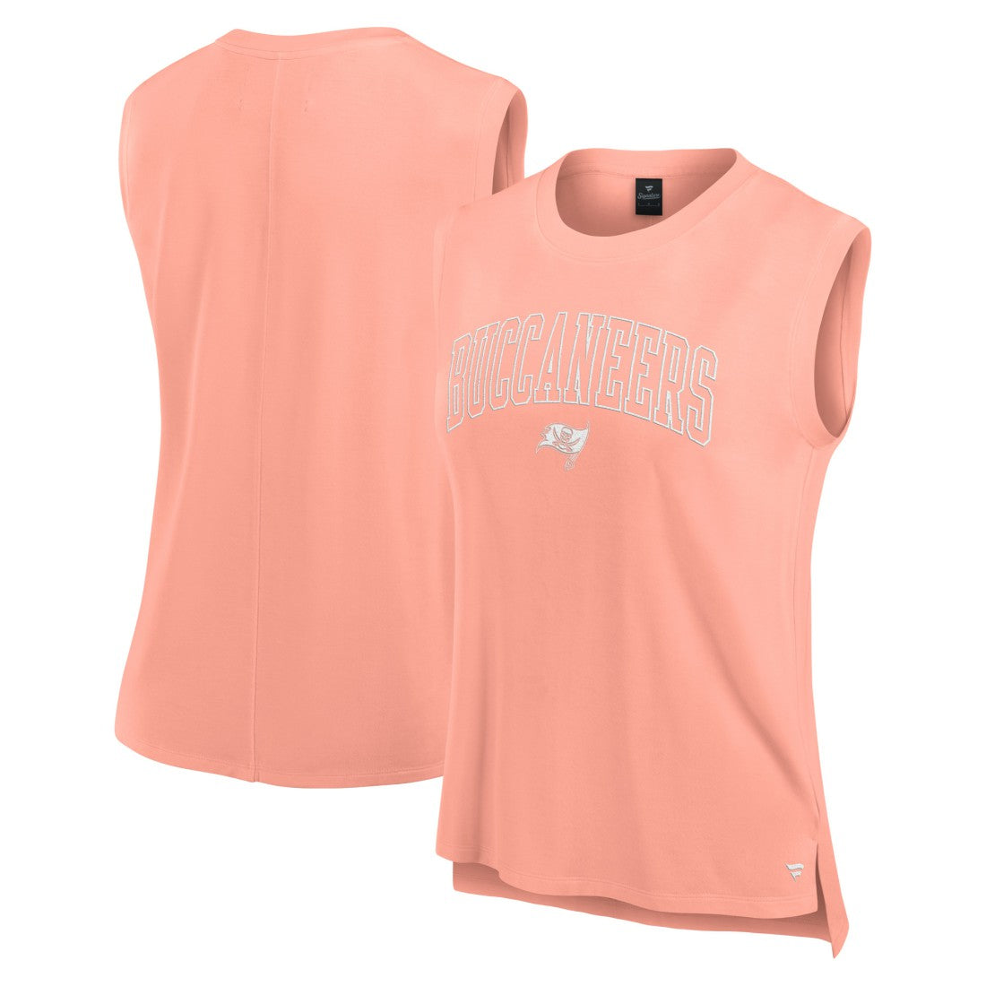 Tampa Bay Buccaneers Women's Studio Gym Tank Top - Coral Tops