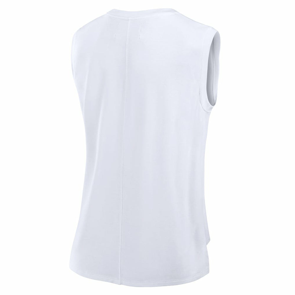 Washington Commanders Women's Studio Gym Tank Top - White Tops