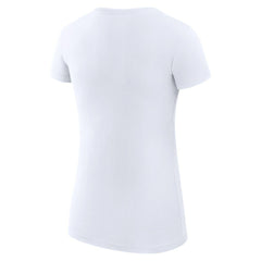 Golden State Warriors G-III 4Her by Carl Banks Women's Super-Slim Fit Lightweight Filigree Logo T-Shirt - White