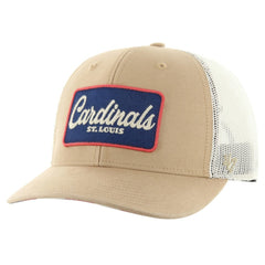 St. Louis Cardinals '47 Glory Daze Trucker Adjustable Hat - Khaki Hats
