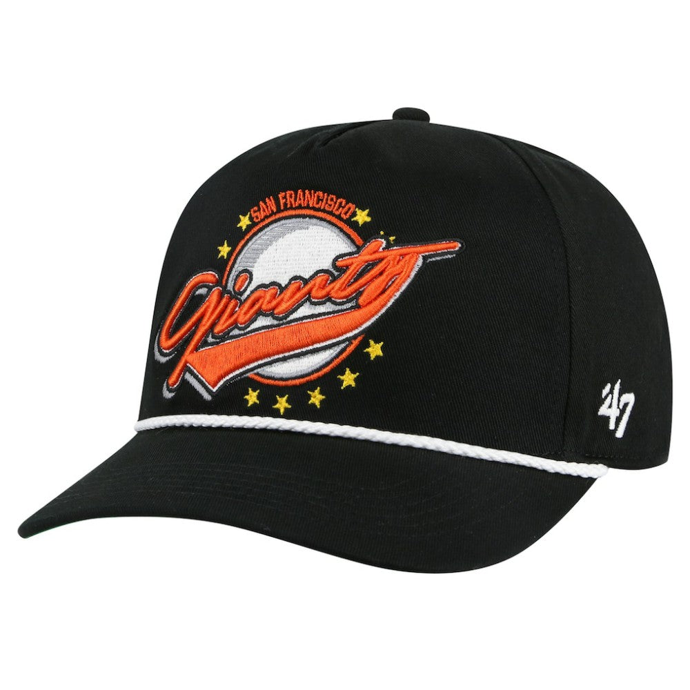 San Francisco Giants '47 Wax Pack Collection Premier Hitch Adjustable Hat - Black Hats