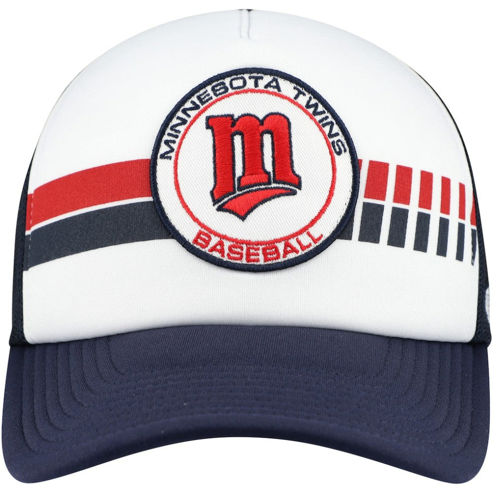 Minnesota Twins '47 Cooperstown Collection Wax Pack Express Trucker Adjustable Hat - White/Navy Hats