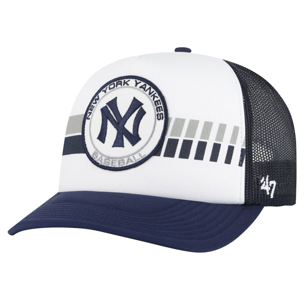 New York Yankees '47 Cooperstown Collection Wax Pack Express Trucker Adjustable Hat - White/Navy Hats