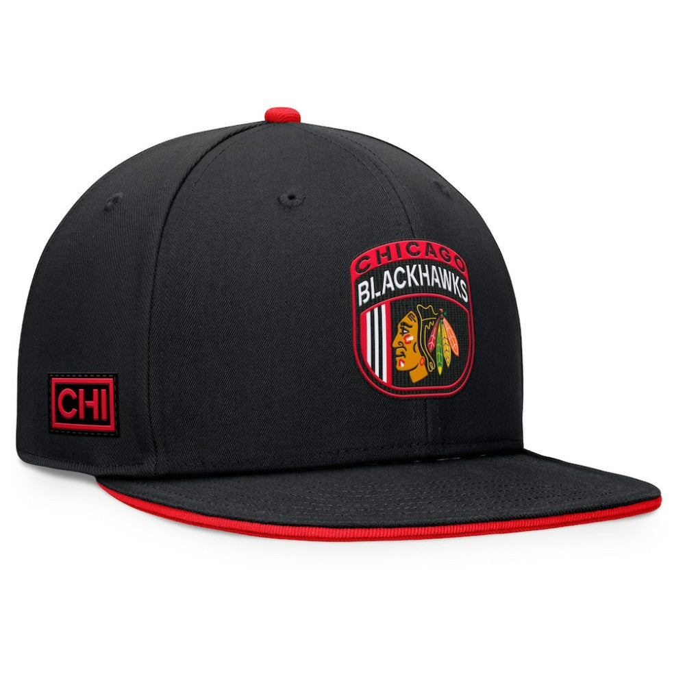Chicago Blackhawks Fanatics 2024 NHL Draft Snapback Hat - Black | US 200562088