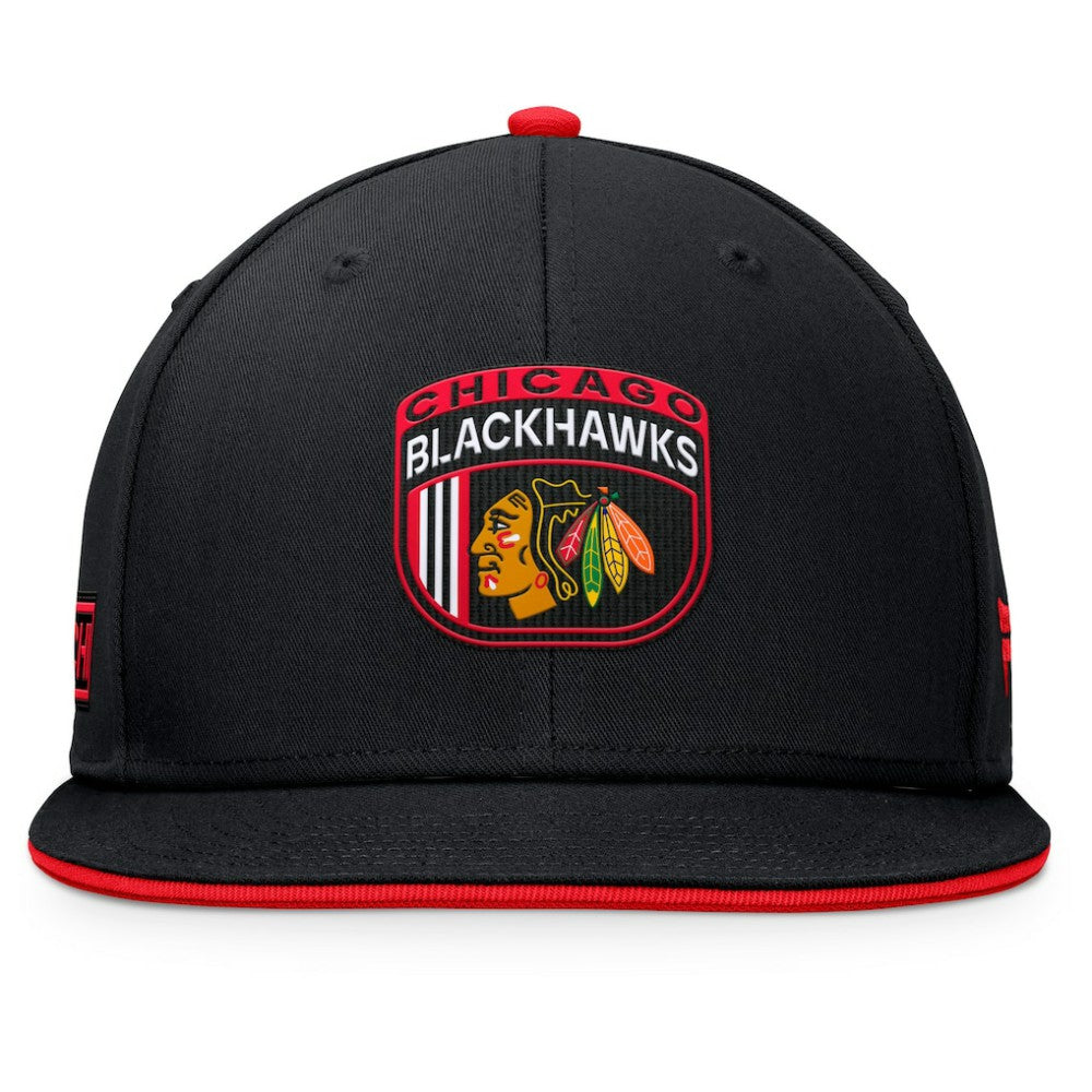 Chicago Blackhawks Fanatics 2024 NHL Draft Snapback Hat - Black | US 200562088
