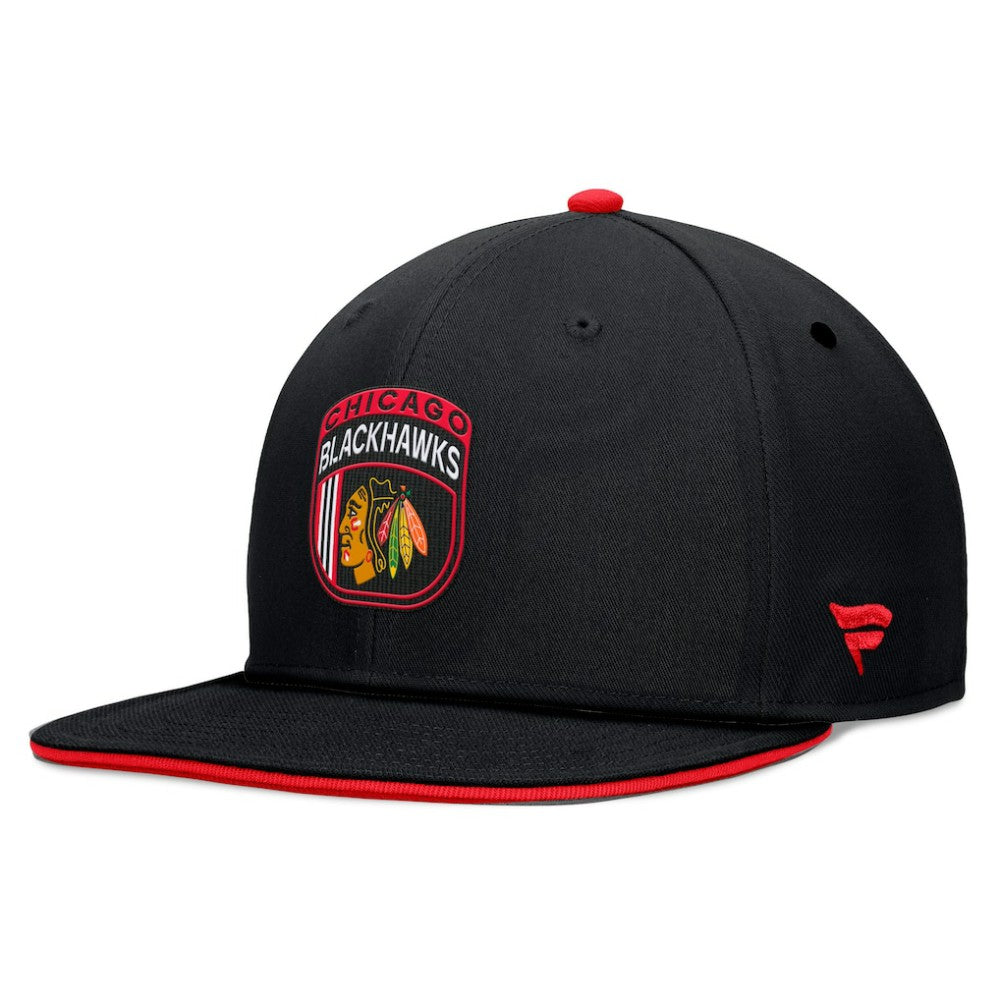 Chicago Blackhawks Fanatics 2024 NHL Draft Snapback Hat - Black | US 200562088
